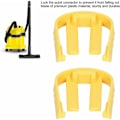 Miniatyrbillede 3 af 5: 2 stk. C-klips hurtige stik, trykvaskepistol udskiftning C-klips til Karcher K2 K3 K7 biltrykvaskpistol (gul)