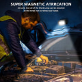 Miniatyrbillede 4 af 4: LED arbejdslys Genopladelige inspektionslys med magnetfod? og krog Bærbar COB værkstedslampe Arbejdslampe til bilreparation, camping, nødsituation