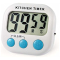 Miniatyrbillede 2 af 5: Digitalt køkkenur, stort LCD-display, timer, nedtælling, optælling