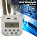 Miniatyrbillede 3 af 5: Programmerbar Mini Timer 1 Sekund til 168 Timer Elektronisk Automatisk Timer 5V 12V 24V 110V 220V Digital Væg/På Timer (12V DC)