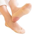 Miniatyrbild 2 av 5: Sock-stil Kulfotkuddar För Kvinnor Lätta Tunna Andningsbara Båtsockor Mjuka Metatarsal Kuddar-4（hudfärg）