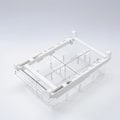 Miniatyrbild 3 av 10: 4-fack Organizer Låda Äggbricka Matbehållare Förvaringslåda Låda Utdragbar bricka Låda Space Saver Kök Organizer