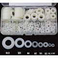 Miniatyrbillede 3 af 5: Nylon Vaskemaskine Plastafstandsstykke M2 M2.5 M3 M4 M5 M6 M8 M10 Rund Flad Vaskemaskine 520stk