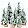 Miniatyrbild 1 av 5: 8 st 3 storlekar Mini Julgran Falsk Miniatyr Gran Grön Mini Julgran Små Jul Dekoration Figurer 10/15/20 Cm