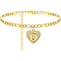 Miniatyrbillede 1 af 5: Initial Anklet Armbånd til Kvinder Sølv Anklet Guld Bogstav Anklet Med Initialer Guld Anklet til Kvinder Initial Anklet Sølv Anklet til Kvinder Initial