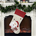Miniatyrbild 2 av 2: Julklappspåse med julmönster - Modeaccessoarer för juldekoration