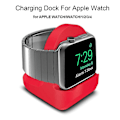 Miniatyrbild 5 av 5: För Apple Watch Apple Watch Laddningsställ Silikonröd