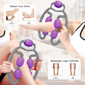Miniatyrbild 4 av 5: Hemma Benmuskelskumrulle Massagestav Lindra Efter Träningsträning Självmassager Lindra Smärta Facsia Djupvävnad Lila