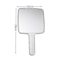 Miniatyrbild 2 av 5: Hand With Comfy För Män Och Kvinnor - Bärbar Handhållen Frisör För Bakhuvud Hårklippning-26（L，silvery）