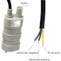 Pikkukuva 5 / 5: Sukeltava vesipumppu, 12V sukelluspumppu, 600L/H Mini sähköinen vesipumppu suihkulähdepumppu asuntoautoon, lampi, akvaario, akvaarion suihkulähde