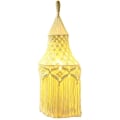 Miniatyrbild 4 av 5: Macrame spetslampskärm, vacker dekorativ look, lätt handgjord gobelänglampskärm för hushåll