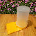 Miniatyrbild 4 av 5: 3 st Drinker Gul plast multifunktionell biodlingstillbehör Flytande utfodringssystem Biodlingsverktyg Bikupa dricksmatningsutrustning