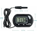 Miniatyrbild 5 av 5: LCD Digital Akvarietermometer Fisk Tank Vatten Terrarium Temperatur - Svart