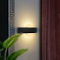 Miniatyrbillede 5 af 5: LED indendørs væglampe, moderne vægbelysning, 3000K varm hvid jern og akryl, ??16cm, 7W, ganglampe til stue, arbejdsværelse, soveværelse, trappe