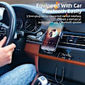 Pikkukuva 4 / 5: Bluetooth-lisälaite, langaton Bluetooth-vastaanotin, sisäänrakennettu mikrofoni handsfree-puheluihin, plug and play, auton kaiutin automaattinen käynnistys