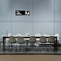 Miniatyrbild 5 av 5: Kontorsskylt Akryldörrpanel Självhäftande Skylt Lätt att Installera 3,2x9x0,2 Tum (Svart och Vit)