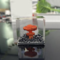 Miniatyrbillede 3 af 5: Atom Bombe Eksplosion Svampe Sky Lampe, 3D Svampe Sky Eksplosion Natlys, Svampe Lampe LED Kunst Dekoration, Svampe Sky Atmosfære Lampe