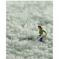 Miniatyrbild 3 av 4: Hembadrum halkfri golvmatta absorberande golvmatta toalett golvmatta Misty Blue 50x80cm