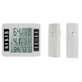 Miniatyrbild 1 av 4: LCD digital termometer hygrometer inomhus utomhus temperatur fuktighet mätare temperatur och fuktighetssensor,b