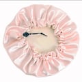 Miniatyrbild 5 av 5: Satin Bonnet Barnmössa Mjuk Natt Justerbar Dubbel Sovhatt-1