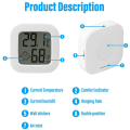 Miniatyrbillede 2 af 5: 4 stk. termometer hygrometer indendørs, højpræcisions luftfugtighedsmåler termometer indendørs, -10℃70℃ til babyværelse, stue, kontor, drivhus