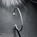 Miniatyrbild 5 av 5: Armband, Snyggt Enkelt Öppet Bangles Två Pärla Manschett Smycken För Kvinnor-26