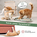 Miniatyrbild 5 av 5: Kattklösbräda med klockboll, dubbelsidig kattklösbräda, Catcut