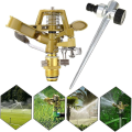 Miniatyrbild 4 av 5: Trädgårdssprinkler 360 graders kraftig slagtålig grässprinkler för bevattning av växter blommor grönsaker