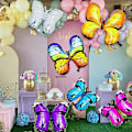 Miniatyrbillede 5 af 5: 6 stk. Butterfly Ballon Butterfly Fødselsdagsfest Tilbehør Dekoration Fairy Butterfly Folie Mylar Balloner Butterfly Dekorationer Til Fairy, Børnedåb,