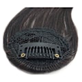 Miniatyrbild 5 av 5: Luggs Hårklämma In Bangs Wispy Bangs Med Tinningar Hårstycken För Kvinnor Clip On Air Bangs Platta Rena Bangs Hårförlängning För Dagligt Användande (Djupt Brun) De