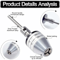 Miniatyrbild 3 av 5: Borrchuck, Triomphe 2 st Hex Shank Chucks Hex Socket Holder Chucks för roterande multiverktyg 0,3 mm till 3,4 mm borrtillbehör