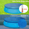 Miniatyrbild 3 av 4: Poolskydd för rund pool Ø 183 cm - Poolskydd - För metall och ram Prism Easy Set rund - Dammskydd PE-skyddsöverdrag