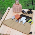 Miniatyrbild 3 av 5: Utomhus camping picknick servis förvaringsväska hängande camping köksredskap förvaringsväska grill camping vandring köksredskap hängande väska