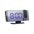 Miniatyrbild 2 av 5: LED Digital Smart Väckarklocka 180 Tids Projektionsklocka Med Snooze Väcka Upp Funktion Skrivbord Dekorativ Klocka Vit