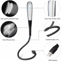 Miniatyrbillede 3 af 5: Dæmpbar USB-lampe læselampe med 3 lysstyrkeniveauer og berøringskontakt til bærbar computer/pc [Energiklasse A+]