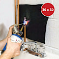 Pikkukuva 5 / 5: Palonkestävä matto 30x30 cm, Palonesto, Thermal , Lämmönkestävä, Liekinsammutin, paksuus 4-5 mm, Putkien hitsausmatto