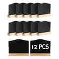 12-pack Mini Chalkboard Signs, Kitchen Notes Chalk Boards Med Stativ 10x7.2cm Liten Blackboard Mess