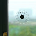 Miniatyrbillede 5 af 5: Vindue Termometer til Udendørs Indendørs, Ingen Batterier Krævet, Transparent Skive, Vejr Termometer, Præcise Aflesninger til Hjem, Kontor, Terrasse
