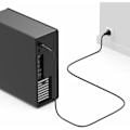 Miniatyrbillede 4 af 5: 1,5 m netledning med beskyttelseskontakt type F (CEE 7/4) til koldt stik C13-stik til pc, computerskærm, printer