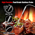 Miniatyrbild 2 av 5: Thermopro Tp17h 4 Prober 4 Färger Bakgrundsbelysning Stor Lcd-skärm Digital Kök Matlagning Rökning Ugn Kött Grill Termometer-k