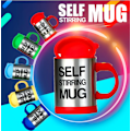 Miniatyrbild 2 av 7: 400 ml självomrörande muggset med 2 kaffemuggar självomrörande mugg kaffemugg automatisk kaffeblandningsmugg