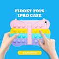 Miniatyrbild 2 av 5: Färgglatt Fjärilsfodral för iPad Mini 4 - Cartoon Rolig Kawaii Söt Silikon Kul Skydd Stilren Mode Unik Design Fidget Skyddande Estetisk för Flickor Pojkar K