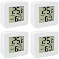 Miniatyrbild 1 av 5: 4 stycken LCD intelligent hygrometer, rums termometer, digital inomhus termometer för inomhusutrymmen