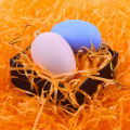 Miniatyrbild 4 av 5: Plastpåskägg, 48 st färgglada påskäggshängande prydnader för påskträddekoration