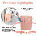 Miniatyrbild 4 av 5: Mobiltelefonväska Dam Cross-body Väska En Liten Mini Väska Fanny Packstyle4