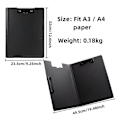 Miniatyrbild 2 av 5: Dual Clip Clipboard Mapp, 6-pack A4 Vikbar Clipboard Mapp Flip skrivblock för skolkontoret