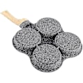 Miniatyrbild 1 av 4: Äggpanna Omelettpanna Stek, 4-håls Omelettpanna Non-stick Stekpannor, Frukostpannkaksmaskin För Induktionskokare Gasspis