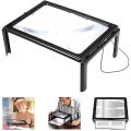 Miniatyrbild 1 av 3: Full-page Reading Magnifying Glass Led Light, Three-dimensional Folding Bracket Magnifying Glass