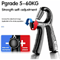 Miniatyrbild 2 av 5: Handgrepp, handmuskeltränare med räkning, 5-60 kg justerbar räkningshandgrepp motstånd fingertränare handledstränare