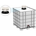 Pikkukuva 3 / 5: T-muotoinen IBC-säiliön kansi pestävällä nailonisuodattimella 1000 litran IBC-sadesäiliöön, suodatin IBC-kansi IBC-säiliön lisävarusteet, 165 mm